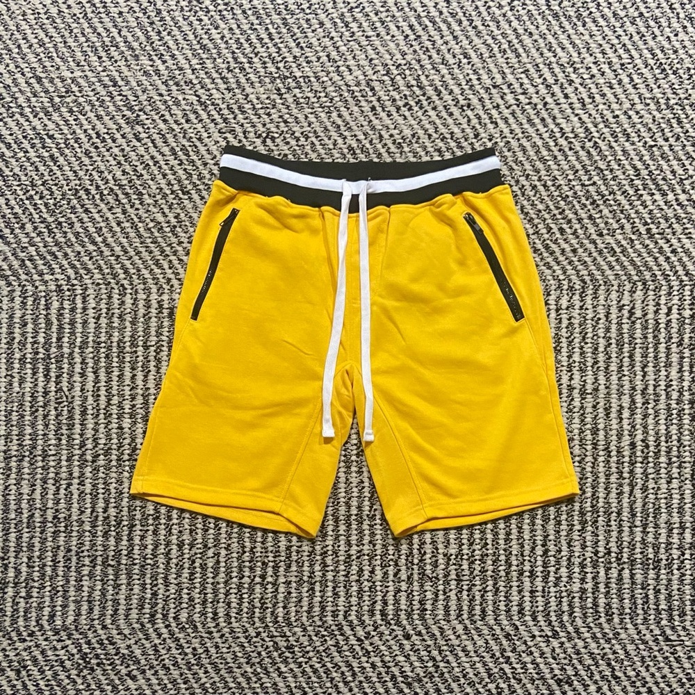 Yellow Streetwear Shorts